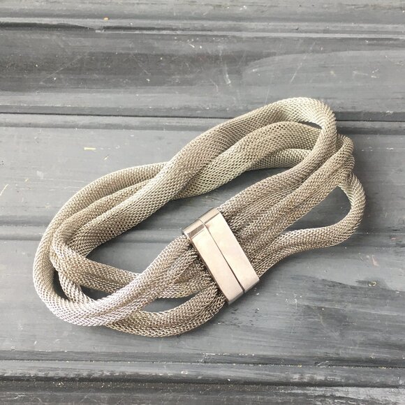 Men's Vintage Mesh Bracelet - Picture 1 of 9